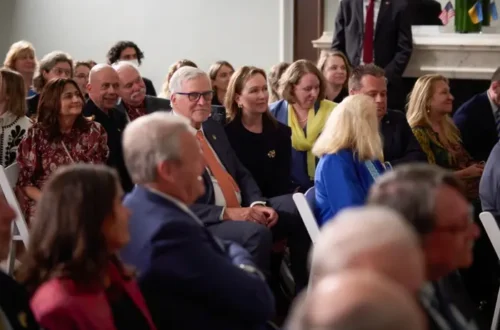 Подружжя Зеленських зустрілося з українською громадою у США