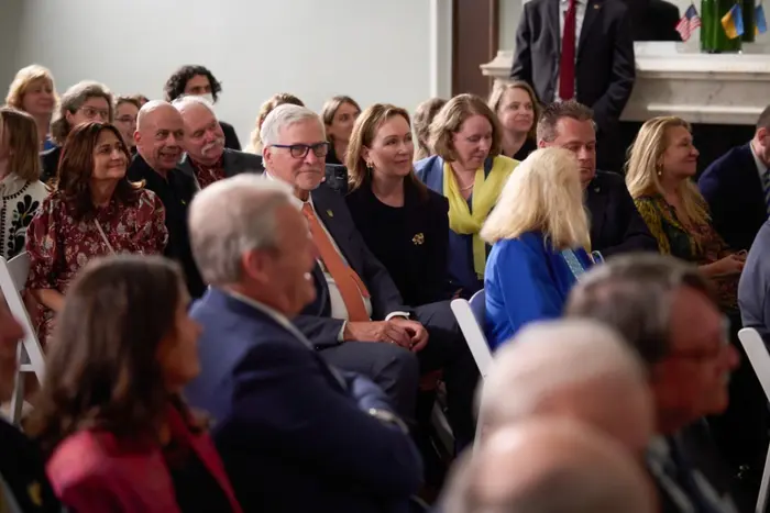 Подружжя Зеленських зустрілося з українською громадою у США