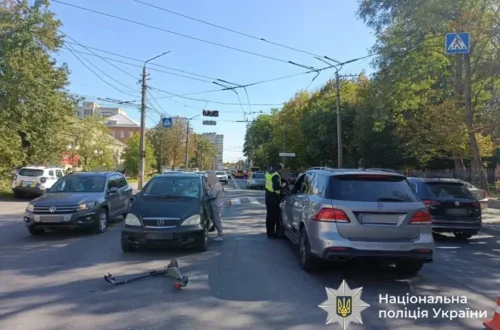 У Вінниці Mercedes збив 11-річного хлопчика