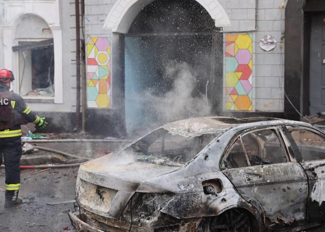 З'явилося відео удару Росії по дитсадку в Харкові