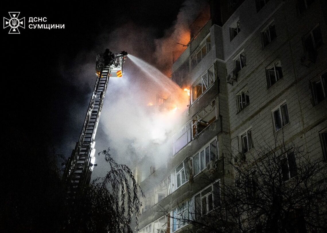 Удар по Сумах: 11 постраждалих, серед них 4 дітей