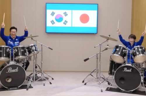 Лідери Японії й Південної Кореї разом зіграли на барабанах