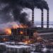 Внаслідок атаки РФ зупинилася Бурштинська ТЕС