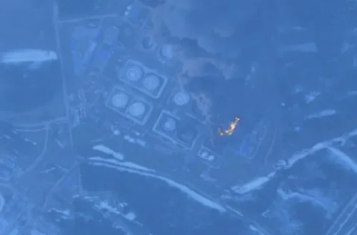 Четверту добу палає нафтовий термінал у Приморську: супутникові фото