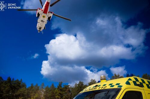 Вперше за час війни: авіацію ДСНС підняли у небо для порятунку немовля