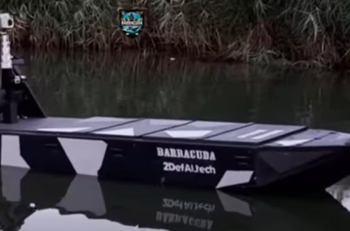 ВМС показали, як працює морський дрон Баракуда