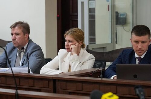 Ольга Стефанішина у залі суду
