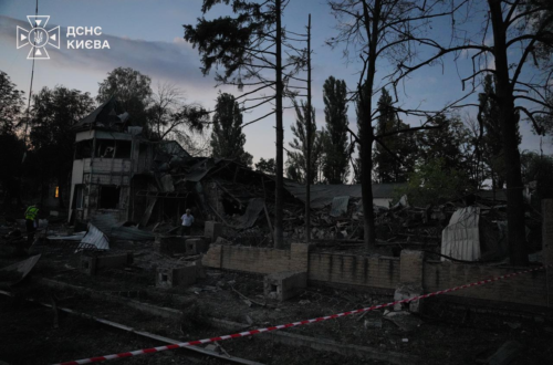 Нічна атака на столицю. Рятувальники показали наслідки фото 1